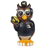 2013 NCAA College 9.5 " Garden StatueチームロゴThematicフクロウ – Pickチーム！( Michigan Wolverines )