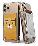 [Ringke] SLOT CARD HOLDER カードホルダー SUICA PASMO 収納 財布 定期入れ 名刺入れ カード収納 カード入れ スマホ カード ホルダー ポケットケース クレジットカード スマホカードケース - Clear Mist