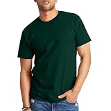 Hanes(ハネス) メンズ BEEFY(ビーフィ) 半袖Tシャツ US サイズ: Medium カラー: グリーン