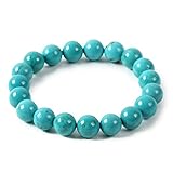 【京珠堂】AAA 天然 トルコ石 ターコイズ 10mm パワーストーン ブレスレット