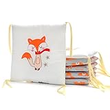 Yuena Care ベッドガード ベビー ベッドバンパー ベビーベッドバンパー バンパー 赤ちゃん ベッド用 ぶつかり防止 組み合わせ 出産お祝い6枚