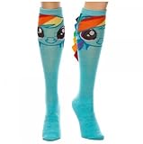 My Little Pony Rainbow Dash Ribbon Knee High Socks With Mane