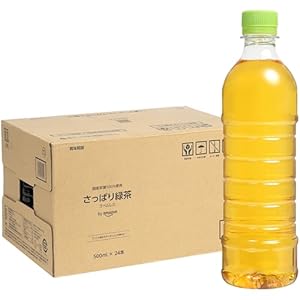by Amazon 緑茶ラベルレス 500ml x 24本 国産茶葉100%使用 さっぱり