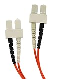 Levitonファイバーパッチコード、50 / 125umマルチモード、デュプレックス、SC to SC 2-Meters 50DSC-M02 1