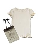 代官山オーガニックコットン専門店 Organically（オーガニカリー）オーガニックコットン　テレコ半袖Tシャツ ゴールド (90)