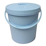 Junior Joy Nappy Pail with Lid (Blue) by Junior Joy