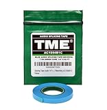 TME オープンリールオーディオスプライシングテープ 青色 1/4インチ x 82フィート グリーンコア アーカイブ 1/4インチオープンリール録音テープ AC1S94B1C