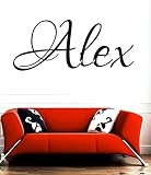 Alex girl name or boy name room name wall quote art vinyl decal sticker by Children room sticker [並行