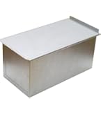 Amazon | 浅井商店 アルタイト食パン型 12cm正角型 1斤 フタ付