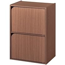 Amazon｜ニトリ(NITORI) 連結できるNカラボ 本棚 収納 扉付き 3段