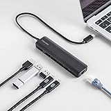 サンワダイレクト Type-C ドッキングステーション HDMI 8K 4K /120Hz対応 PD 100W LAN Type-A×2 Type-C×2 6in1 ハブ 400-HUBC9BK