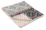 Magnolia Line Minky Baby Blanket Plush Grey by Magnolia Line [並行輸入品]