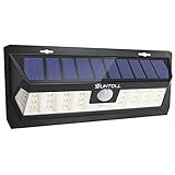 suntollソーラーライトアウトドア、アップグレード30 LEDワイヤレス防水屋外モーションセンサーソーラーライトwith Wide Angleフロントドア、ヤードを照明、ガレージ、パティオ 1 p