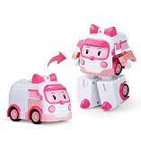 【正規品】ロボカーポリー おもちゃ 4インチ 変身ロボット アンバー 単品 2way 車 から ロボット に変形 誕生日 プレゼント はたらくくるま