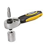 Maxcraft 60199 1/4-Inch Dual-Drive Mini Ratchet Driver [並行輸入品]