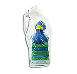 Bath Time Rubber Ducky and Washcloth Set (6 Pcs) [並行輸入品]