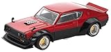 ジェネシスカンパニー (Genesis Company) POP RACE 1/64 KPGC110 ケンメリ - レッド/ブラック 完成品 PR640266
