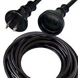正和電工 2芯タイプ防雨型延長コード5M 黒 【品番】WP-5BK