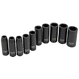Craftsman Evolv 10 pc. Deep Impact Socket Set: 1/2-Inch Drive; Standard (SAE); Model 16886 [並行輸入品]
