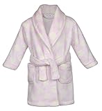 BABYTOWN Baby Girls Spotted Fleece Dressingローブ カラー: ピンク