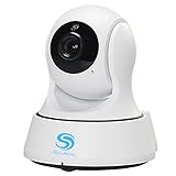 iSecuHome 100万画素 720P ベビーモニター 防犯カメラ ネットワークカメラ　ポケットwifi対応 瞬間接続 スマホ/PC 留守 介護 ペット 遠隔監視 赤外線LED 双方向通話 音声 