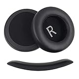 Chic Tuant イヤーパッド for AKG K540 K545 K845 K845BT ヘッドセットに対応 交換用ヘッドホンパッドイヤークッションメモリーフォーム (ブラックイヤーパッド+ヘッドバンド)