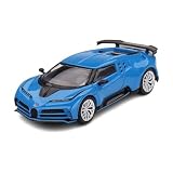 TrueScale Miniatures MINI GT 1/64 ブガッティ チェントディエチ ブガッティ・ブルー 左ハンドル 完成品