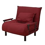 山善(YAMAZEN) リクライニング ソファベッド ソファーベッド SFB-80S(RAS) ラズベリー