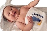 SUPER SOFT! - Perfect For A Baby's Sensitive Skin, 100% Natural Bamboo & Cotton Hooded Baby Towel. L