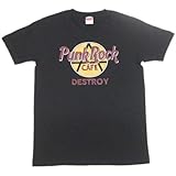 Amazon パンク ロック カフェ Tシャツ Punk Rock Cafe ハードロックカフェ パロディ ロックtシャツ 関連 Tシャツ カットソー 通販