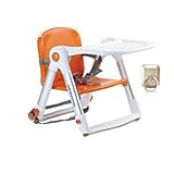 Apramo Flippa Dining Booster ポータブルブースター,チャイルドシート食事の椅子ダイニングテーブル（並行輸入品） (Orange)