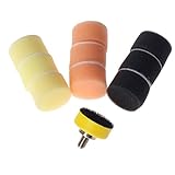 150枚入りセット カー研磨用 スポンジパッド バフ ワックスがけ用 研磨パッド 吸盤付き 25mm