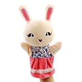 子供のためのクリエイティブ動物ぬいぐるみハンドパペット、うさぎ
