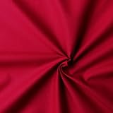 日本紐釦貿易(Nippon Chuko) エイティスクエア 無地 生地 綿100% シャーティング レッド レッド系 巾約108cm×1m切売カット KD4630-131-1M