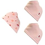 Zippy Absorbent Bandana Dribble Bib for Babies and Toddlers - Absorbent 100% Cotton Front Dribble Bi