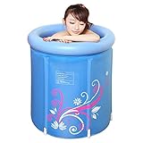 Meters インフレータブル大人のバスタブ絶縁ベビー水泳バケット折りたたみ可能な青 ( サイズ さいず : L 65*70cm )