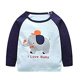 大きなクリアランス。 Daoroka 幼児 キッズ ファッション トップス ベビー 男の子 女の子 長袖 Tシャツ カートゥーン プリント Tシャツ トップス アウトフィット 120 ブラック