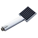 Rovate Bathroom Lavatory Square Handheld Shower Head without Hose Chrome ABS [並行輸入品]