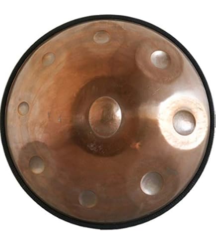 Amazon | MASH handpan D マイナー ハンドパン 9音 シルバー色 D Minor