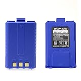 BL-5L 1800mAh拡張バッテリーパック（UV-5R、UV-5R +、BF-5RA、5R-B、5R-C、5R-D、BF-5RE、5R-A +、5R-D + UV-5R V2 + Plus UV- 5RTP BF-F8シリーズラジオバッテリーパック-2パック (Blue)