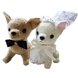 【世界に一つ】ウェルカムドール 日本製 手作り チワワ 犬 完成品 2体セット 結婚式 ウェルカムドッグ ウェディングドール ウエディング ペア ぬいぐるみ 電報 祝電 結婚祝い 結婚記念日 贈り物 ギフト プレゼント ハンドメイド