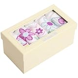 JoJo Maman B?b? B1430 Embroidered Muslin Wraps with Floral Design Set of 5 by JoJo Maman Bebe