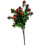 花束 人工花 6ブランチ 装飾 【結婚式/パーティー】 [窓/机/] ファッション リッチ フルーツ ラッキー