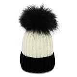 MIOIM ポンポン付き 親子装 帽子 大人 子供 ニット キャップ キッズ 赤ちゃん 男の子 女の子 秋冬 防寒 フェイクファー ハット プレゼント