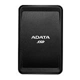 ADATA Entry SC685シリーズ:250GB ブラック 外付けSSD USB 3.2 Gen 2 Type-C XboxおよびPS4対応 (ASC685-250GU32G2-CBK)