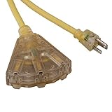 Bayco SL-741L 14/3-Gauge Extension Cord with Lighted Ends and 3 Outlets, 50-Feet [並行輸入品]