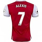 2016 2017 Arsenal 7 Alexis SanchezホームFootball Soccer Jersey inレッドfor New Season L レッド