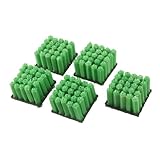 uxcell ネイルプラグ　プラスチック　石工固定　滑り止め　グリーン　7mm x 27mm 2?4mmネジ用 125個