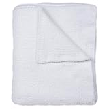 (カシウエア)kashwere Queen Solid Blanket 190×230cm White [並行輸入品]