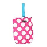 ハンナフラ(Hanna Hula) キッズシューズケース フューシャドット